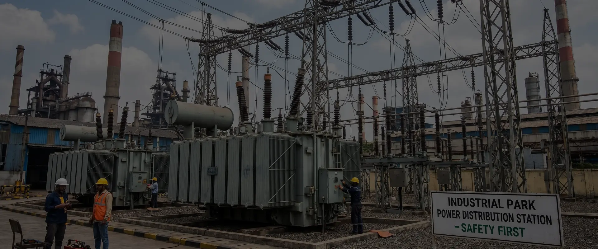 Industrial park power distribution